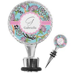 Summer Flowers Wine Bottle Stopper (Personalized)