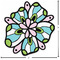 Summer Flowers Custom Shape Iron On Patches - L - APPROVAL