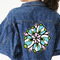 Summer Flowers Twill Iron On Patch - Custom Shape - 3XL