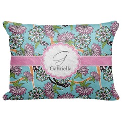 Summer Flowers Decorative Baby Pillowcase - 16"x12" (Personalized)