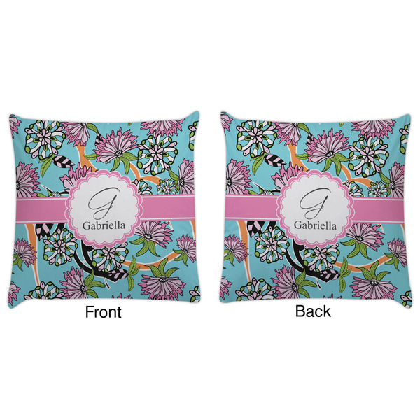 Summer Flowers Decorative Pillow Case - Approval