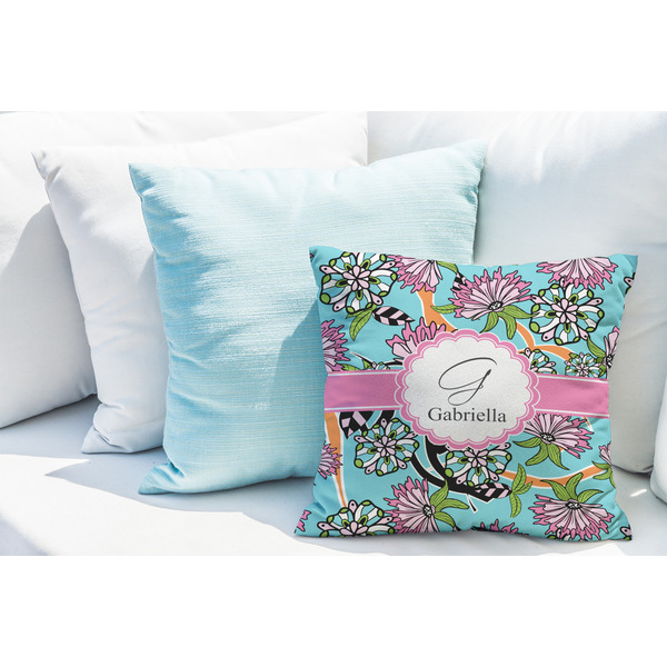Summer Flowers Decorative Pillow Case - LIFESTYLE 2