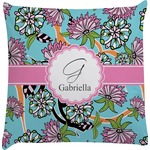 Summer Flowers Decorative Pillow Case (Personalized)