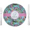 Summer Flowers 10" Glass Lunch / Dinner Plates - Single or Set (Personalized)