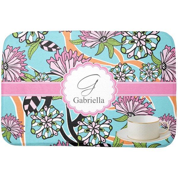 Summer Flowers Dish Drying Mat