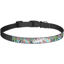 Summer Flowers Dog Collar - Large (Personalized)