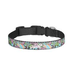 Summer Flowers Dog Collar - Large (Personalized)