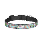 Summer Flowers Dog Collar - Small (Personalized)