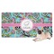 Summer Flowers Dog Towel (Personalized)