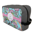 Summer Flowers Toiletry Bag / Dopp Kit (Personalized)