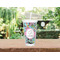 Summer Flowers Double Wall Tumbler with Straw Lifestyle