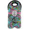 Summer Flowers Double Wine Tote - Front (new)