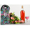 Summer Flowers Double Wine Tote - LIFESTYLE (new)