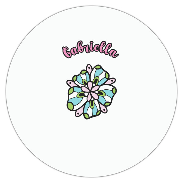Summer Flowers Drink Topper - Large - Single