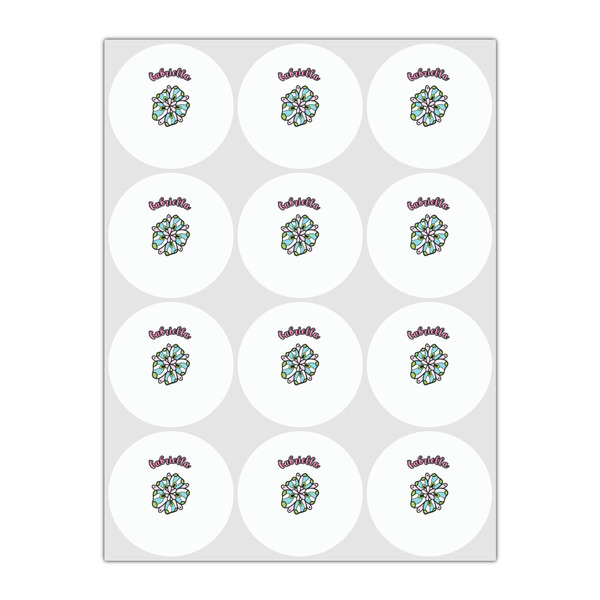 Summer Flowers Drink Topper - Small - Set of 12