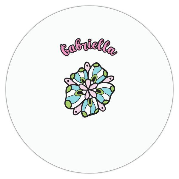 Summer Flowers Drink Topper - XLarge - Single