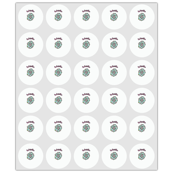 Summer Flowers Drink Topper - XSmall - Set of 30