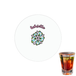Summer Flowers Printed Drink Topper - 1.5" (Personalized)