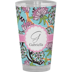 Summer Flowers Pint Glass - Full Color (Personalized)