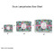 Summer Flowers Drum Lampshades - Sizing Chart