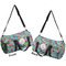 Summer Flowers Duffle bag large front and back sides