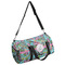 Summer Flowers Duffle bag with side mesh pocket
