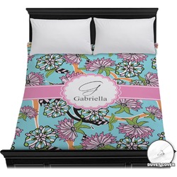 Summer Flowers Duvet Cover - Full / Queen (Personalized)