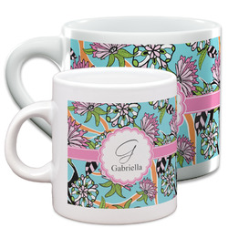 Summer Flowers Espresso Cup (Personalized)