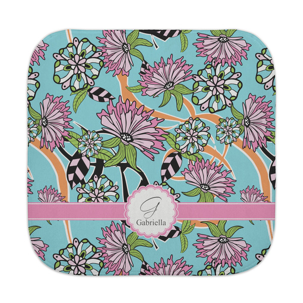 Custom Summer Flowers Face Towel (Personalized)