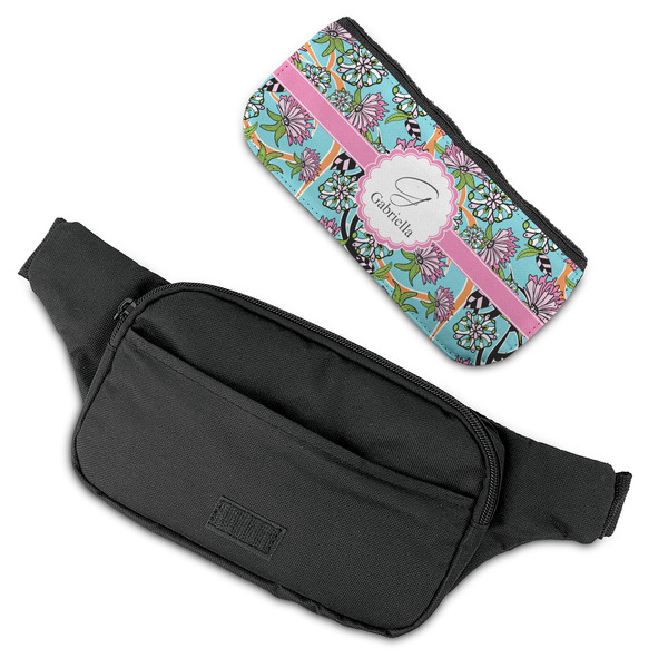 Summer Flowers Fanny Packs - FLAT (flap off)