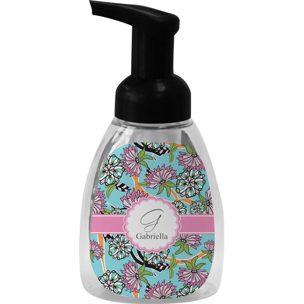 Summer Flowers Foam Soap Bottle