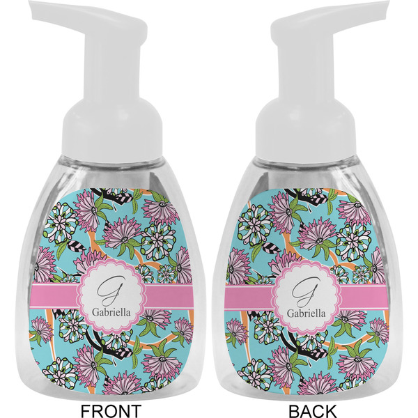 Summer Flowers Foam Soap Bottle Approval - White
