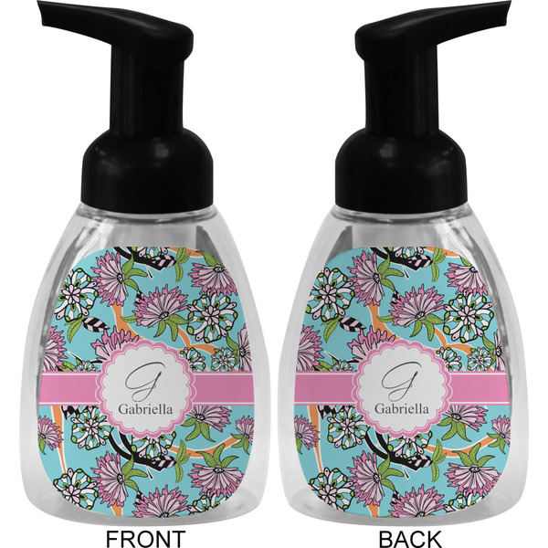 Summer Flowers Foam Soap Bottle (Front & Back)