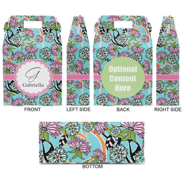 Summer Flowers Gable Favor Box - Approval