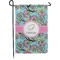 Summer Flowers Small Garden Flag - Double Sided w/ Name and Initial