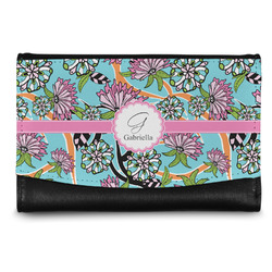 Summer Flowers Genuine Leather Women's Wallet - Small (Personalized)