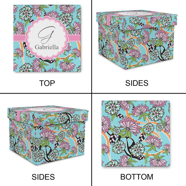 Summer Flowers Gift Boxes with Lid - Canvas Wrapped - Small - Approval