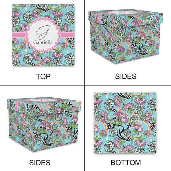 Summer Flowers Gift Boxes with Lid - Canvas Wrapped - X-Large - Approval