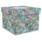 Summer Flowers Gift Boxes with Lid - Canvas Wrapped - X-Large - Front/Main