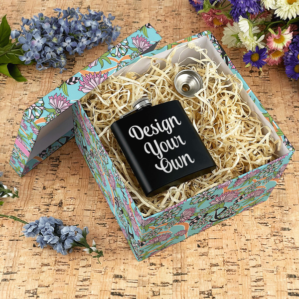 Summer Flowers Gift Boxes with Lid - Canvas Wrapped - X-Large - In Context