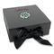 Summer Flowers Gift Boxes with Magnetic Lid - Black - Front (angle)