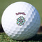Summer Flowers Golf Ball - Branded - Front
