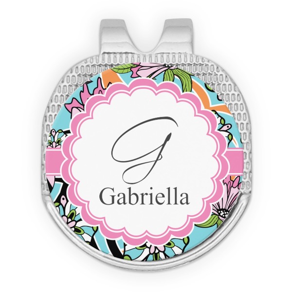 Summer Flowers Golf Ball Hat Marker Hat Clip