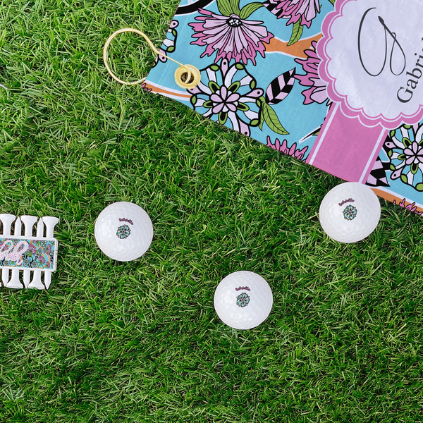 Summer Flowers Golf Balls - Generic - Set of 3 - LIFESTYLE