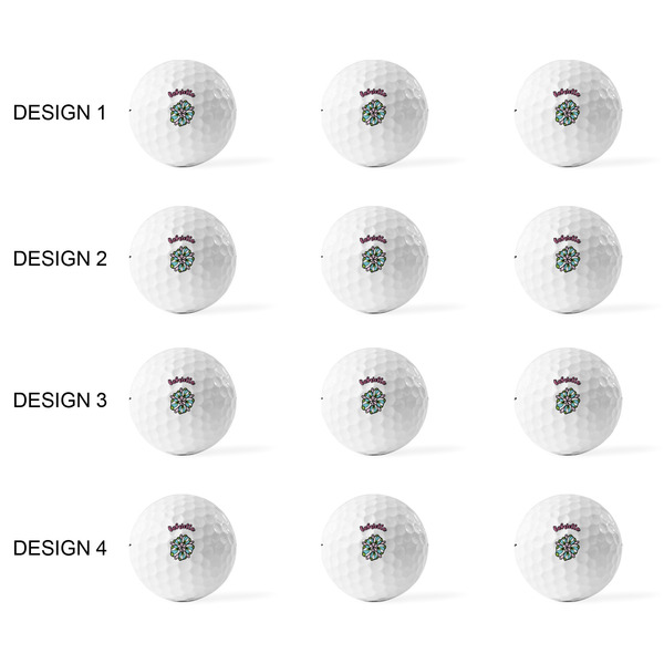 Summer Flowers Golf Balls - Titleist - Set of 12 - APPROVAL