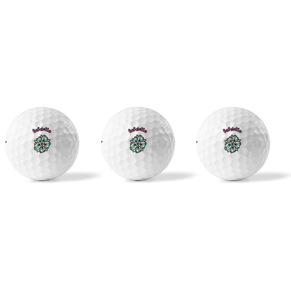 Summer Flowers Golf Balls - Titleist - Set of 3 - APPROVAL