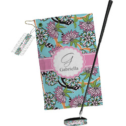 Summer Flowers Golf Towel Gift Set (Personalized)