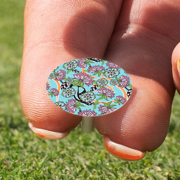 Summer Flowers Golf Tees & Ball Markers Set - Marker