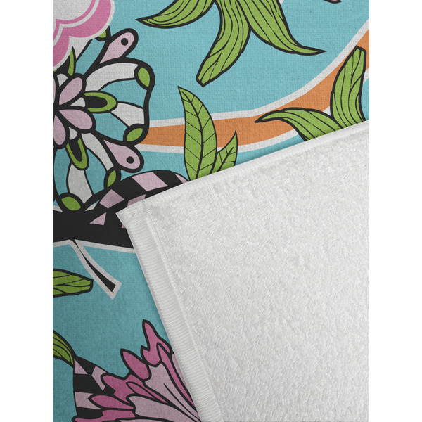 Summer Flowers Golf Towel - Detail