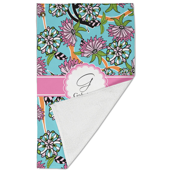 Summer Flowers Golf Towel - Folded (Large)